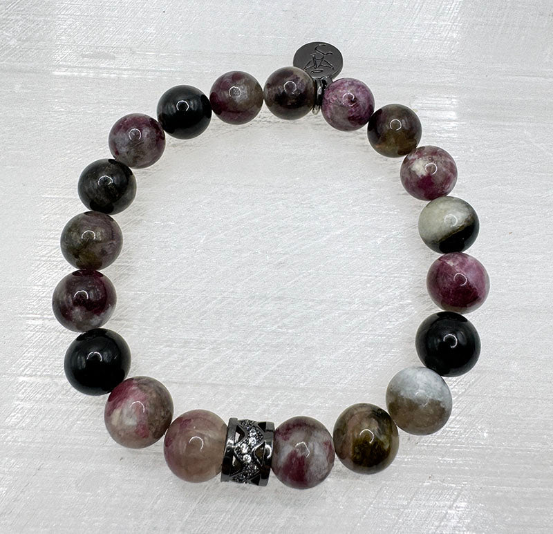 Plum Tourmaline Bracelet